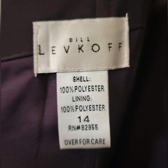 Bill Levkoff Purple Dress - Picture 4 of 5